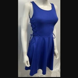Decree Blue Skater Dress